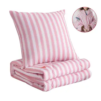 Sleeved Pillow Lazy Person Is Double-purpose Office Nap Cover Is Cushioned By Simple Comfortable TV Blanket Nappe Cover Blanket
Sleeved Pillow Lazy Person Is Double-purpose Office Nap Cover Is Cushioned By Simple Comfortable TV Blanket Nappe Cover Blanket