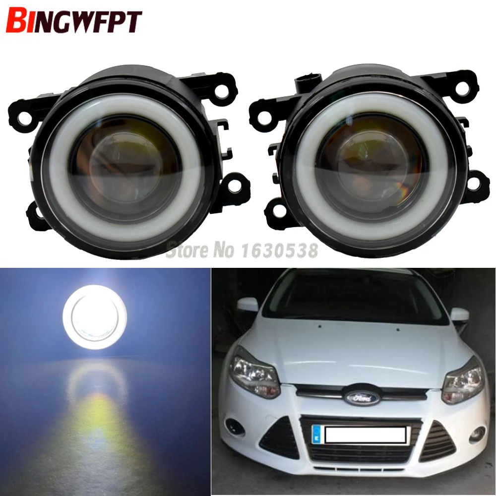 2x NEW Angel Eyes Car Styling front bumper LED fog Lights with len For F-ord Focus MK2 MK3 2004-2015 For F-ord Tourneo Transit
2x NEW Angel Eyes Car Styling front bumper LED fog Lights with len For F-ord Focus MK2 MK3 2004-2015 For F-ord Tourneo Transit