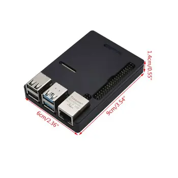 1Set Metal Aluminum Alloy Case Protective Cover Shell Black Enclosure for Raspberry Pi 4 Model B D08B
1Set Metal Aluminum Alloy Case Protective Cover Shell Black Enclosure for Raspberry Pi 4 Model B D08B
