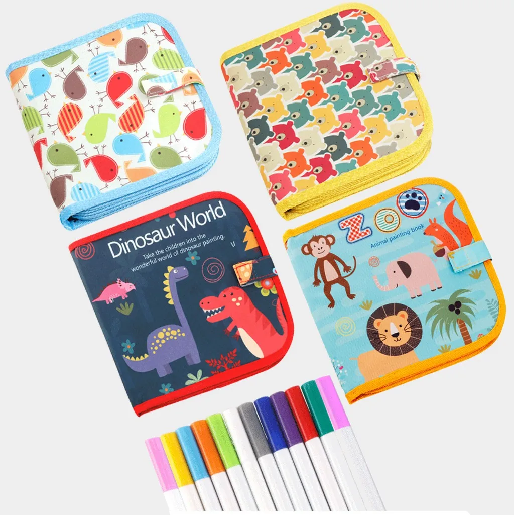 Portable Soft Graffiti Erasable Drawing Animal Picture Book Diy Board Painting Book Drawing Board For Kids Toys Water Kid Gift
Portable Soft Graffiti Erasable Drawing Animal Picture Book Diy Board Painting Book Drawing Board For Kids Toys Water Kid Gift