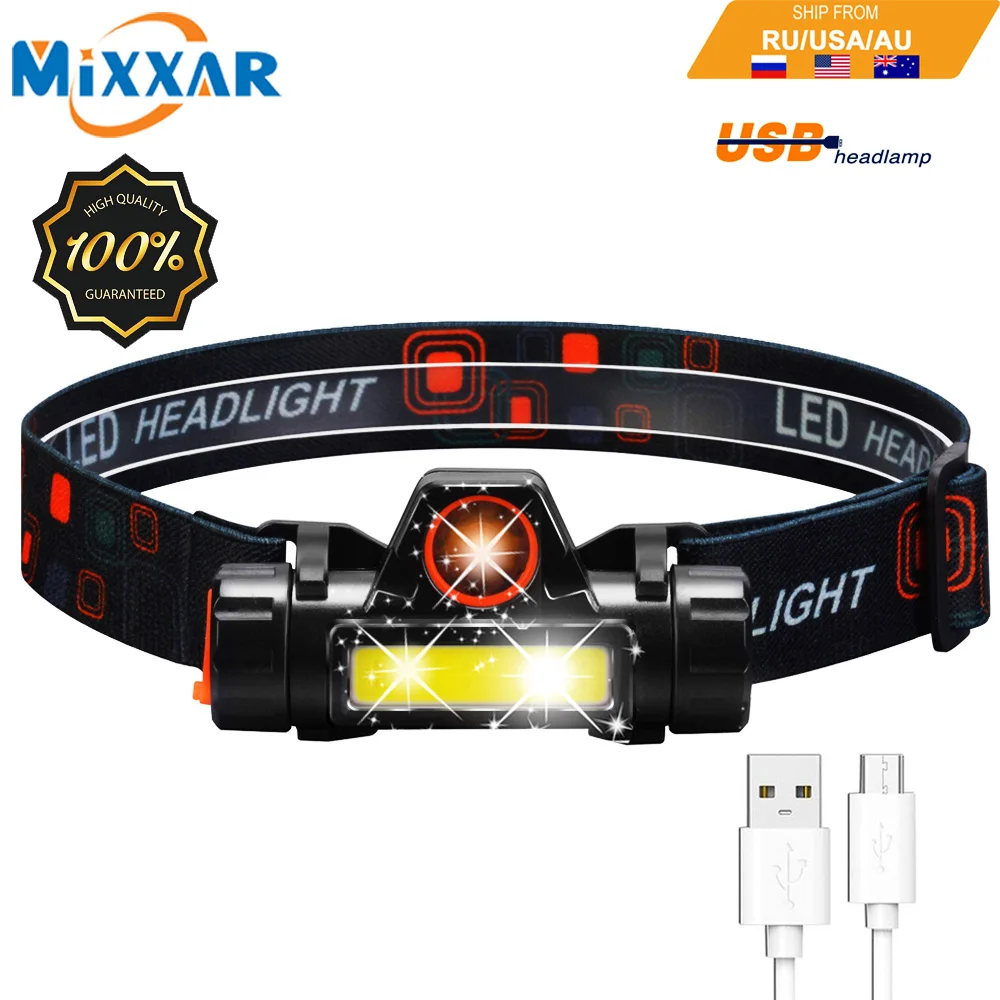 EZK20 Dropshipping LED Headlamp Magnetic USB Rechargeable COB Headlight Built-in 18650 Battery for Camping Hiking Running
EZK20 Dropshipping LED Headlamp Magnetic USB Rechargeable COB Headlight Built-in 18650 Battery for Camping Hiking Running