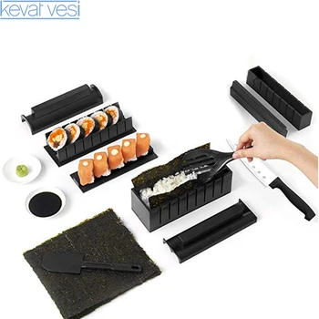 10 Pcs/Set DIY Sushi Maker Sushi Roll Mold Japanese Sushi Cooking Tools Bento Accessories Kitchen Gadgets Kichen Tools
10 Pcs/Set DIY Sushi Maker Sushi Roll Mold Japanese Sushi Cooking Tools Bento Accessories Kitchen Gadgets Kichen Tools
