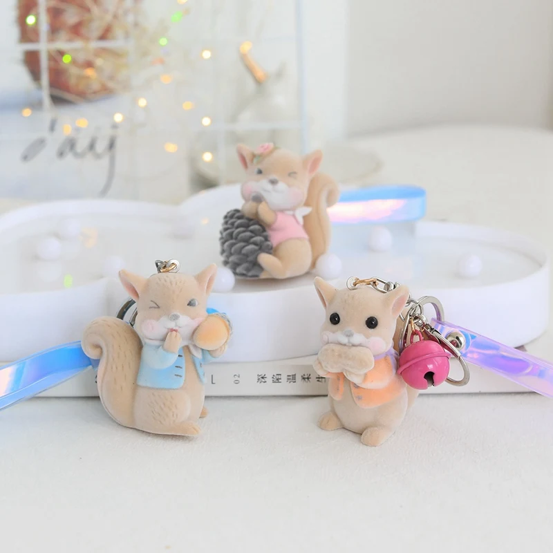 Cute Flocking Squirrel Doll Keychain Child Stuffed Toy for Women Girl Backpack School Bag Pendant Keyrings Kids Birthday Gift
Cute Flocking Squirrel Doll Keychain Child Stuffed Toy for Women Girl Backpack School Bag Pendant Keyrings Kids Birthday Gift