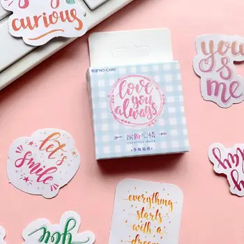 46pcs/Box Colorful Mood Stickers Seal Labels Scrapbook Handmade Sticker Circle Stationery Food Hand Made Deco for Envelope Gift
46pcs/Box Colorful Mood Stickers Seal Labels Scrapbook Handmade Sticker Circle Stationery Food Hand Made Deco for Envelope Gift