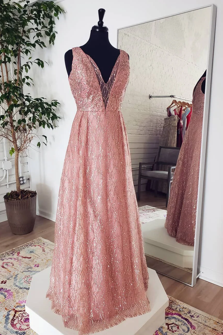 Luxury Sparkle Fabric Lace Dinner Dress A Line V Neck Women Long Formal Evening Gown robe de soiree
Luxury Sparkle Fabric Lace Dinner Dress A Line V Neck Women Long Formal Evening Gown robe de soiree