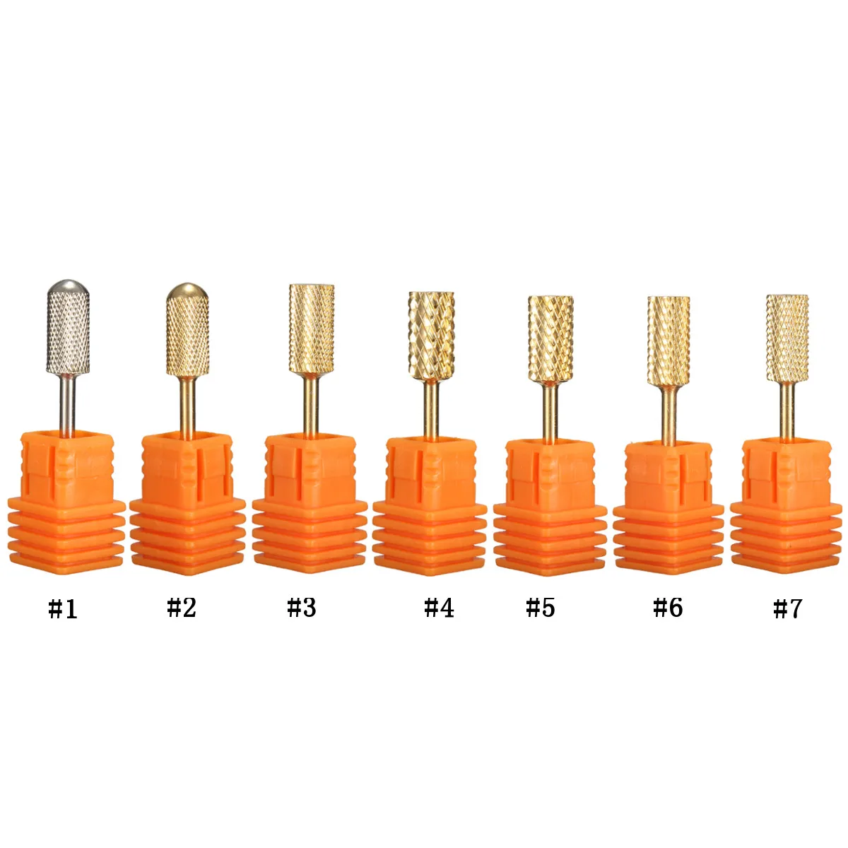 Golden Carbide Coating Nail Drill Bits Barrel 3/32" Burr Milling Cutters For Manicure Electric Nail Dill Nail Files
Golden Carbide Coating Nail Drill Bits Barrel 3/32" Burr Milling Cutters For Manicure Electric Nail Dill Nail Files