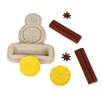 Silicone Mold Leaf Fondant Star Anise Cinnamon Lemon Mold Cake Decorating Tool Cupcake Baking Candy Polymer Clay Gumpaste Mould 
Silicone Mold Leaf Fondant Star Anise Cinnamon Lemon Mold Cake Decorating Tool Cupcake Baking Candy Polymer Clay Gumpaste Mould