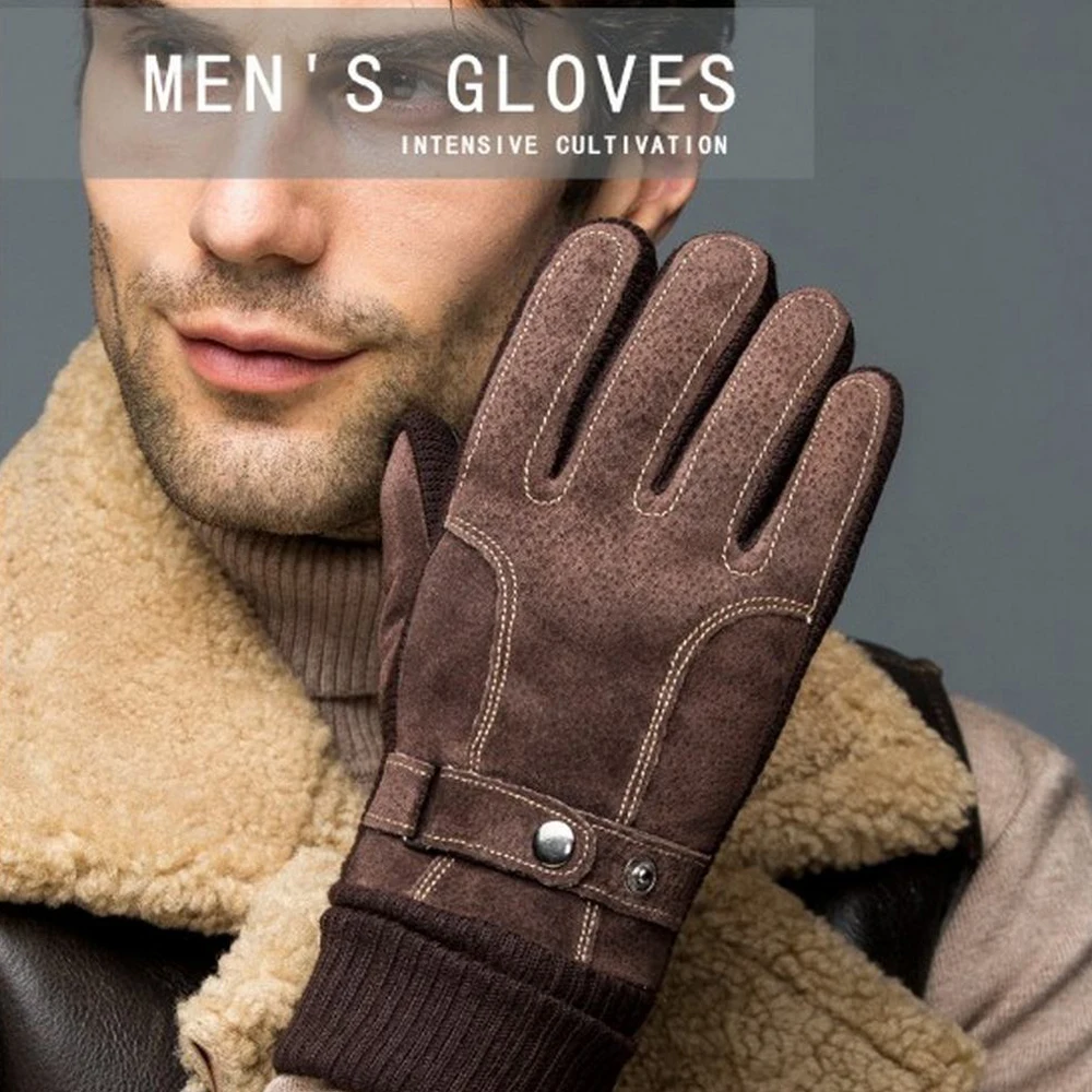 Pigskin Warm Gloves Touch Screen Gloves Warm Winter Anti-Slip Driving Cycling Running Gloves Thin Fleece Lining Gloves
Pigskin Warm Gloves Touch Screen Gloves Warm Winter Anti-Slip Driving Cycling Running Gloves Thin Fleece Lining Gloves