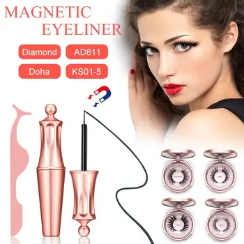Magnetic Eyeliner And Lashes Kit 2 Pair Reusable Eyelashs With Tweezer Natural Soft Eyelashes Extension Magnetic Eyelash Kit
Magnetic Eyeliner And Lashes Kit 2 Pair Reusable Eyelashs With Tweezer Natural Soft Eyelashes Extension Magnetic Eyelash Kit
