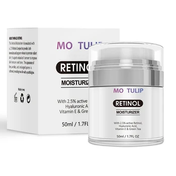 Retinol 2.5% Moisturizer Organic Hyaluronic Acid Facial Cream Anti-aging Reduces Wrinkles and Fine Lines Whitening Cream
Retinol 2.5% Moisturizer Organic Hyaluronic Acid Facial Cream Anti-aging Reduces Wrinkles and Fine Lines Whitening Cream