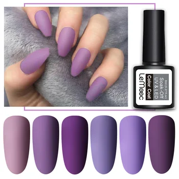 LEMOOC 8ml Purple Series Matte Top Coat Color Nail Gel Polish Soak Off UV LED Gel Nail Gel Nail Art DIY Design
LEMOOC 8ml Purple Series Matte Top Coat Color Nail Gel Polish Soak Off UV LED Gel Nail Gel Nail Art DIY Design