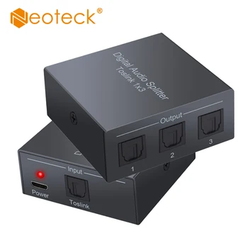 Neoteck 3-полосный оптический сплиттер Toslink Splif с одним входом и тремя выходами Оптический сплиттер с оптическим кабелем
Neoteck 3-полосный оптический сплиттер Toslink Splif с одним входом и тремя выходами Оптический сплиттер с оптическим кабелем