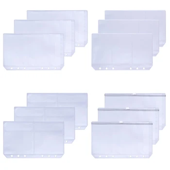 12pcs A6 Filler Bag PVC Binder Notebook Pouch Transparent 6 Hole Loose Leaf File Holder Storage Bag Folder Card Organizer Bag
12pcs A6 Filler Bag PVC Binder Notebook Pouch Transparent 6 Hole Loose Leaf File Holder Storage Bag Folder Card Organizer Bag