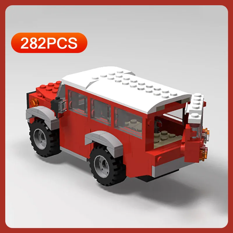 282pcs DIY Classic Offroad SUV Car Toy Mini City Vehicle Set Model MOC Building Blocks Bricks Toys for Boys Kids Christmas Gift
282pcs DIY Classic Offroad SUV Car Toy Mini City Vehicle Set Model MOC Building Blocks Bricks Toys for Boys Kids Christmas Gift