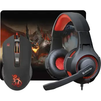 Kit defender devourer mhp-006 (Mouse + headset + mat)
Kit defender devourer mhp-006 (Mouse + headset + mat)