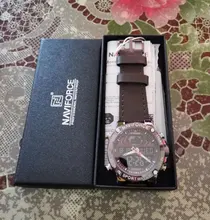 NAVIFORCE-relojes deportivos de lujo para hombre, pulsera de cuarzo con cronógrafo Digital, alarma, resistente al agua, militar, Masculino