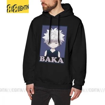 Hunter X Hunter Killua Zoldyck Baka Men's Sweatshirt Funny Cotton Hoodies New Hoodie Shirt 
Hunter X Hunter Killua Zoldyck Baka Men's Sweatshirt Funny Cotton Hoodies New Hoodie Shirt