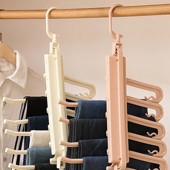 Household Folding Multi-layer Pants Rack Multi-function Plastic Pants Racks Trousers Hanger Clothing Storage Hangers
Household Folding Multi-layer Pants Rack Multi-function Plastic Pants Racks Trousers Hanger Clothing Storage Hangers
