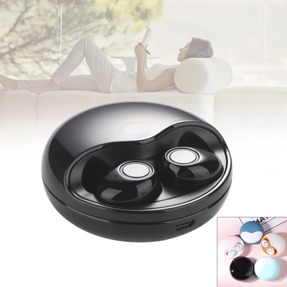 Bluetooth Earphone Mini Sports Headphones Bilateral Stereo Sound and Automatic Matching for Iphone/All Smart Phone /Air pods
Bluetooth Earphone Mini Sports Headphones Bilateral Stereo Sound and Automatic Matching for Iphone/All Smart Phone /Air pods
