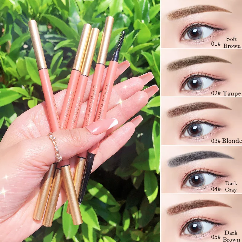 2pcs/lot Natural Makeup Double Head Super Fine Eyebrow Pencil Waterproof Lasting Eyes Black Brown Make Rotatable Up Pen Makeup
2pcs/lot Natural Makeup Double Head Super Fine Eyebrow Pencil Waterproof Lasting Eyes Black Brown Make Rotatable Up Pen Makeup