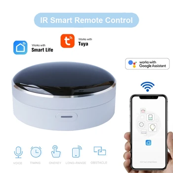 Tuya App WiFi Universal IR Smart Remote Control Infrared Home Appliances Control Hub Compatible with Google Assistant Alexa Siri
Tuya App WiFi Universal IR Smart Remote Control Infrared Home Appliances Control Hub Compatible with Google Assistant Alexa Siri