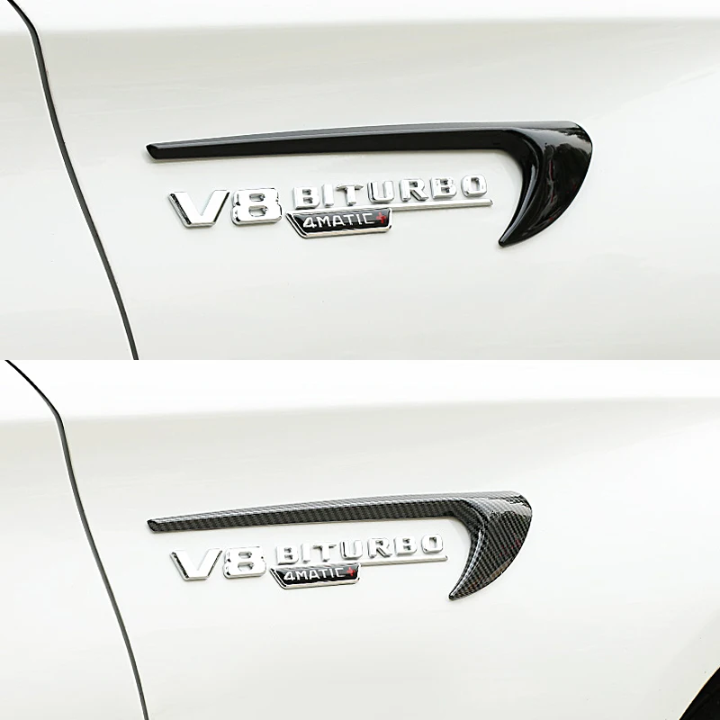 2pcs Car Side Fender Wind Vane Air Sticker V8 BITURBO For Mercedes Benz AMG W212 W202 W203 W204 W205 W209 W210 W211 W213 CLA CLS
2pcs Car Side Fender Wind Vane Air Sticker V8 BITURBO For Mercedes Benz AMG W212 W202 W203 W204 W205 W209 W210 W211 W213 CLA CLS
