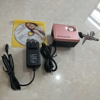 Professional Airbrush Makeup Set Pinkiou Air Brush Kit for Face Paint with Mini Compressor 0.4mm Needle and Nozzle
Professional Airbrush Makeup Set Pinkiou Air Brush Kit for Face Paint with Mini Compressor 0.4mm Needle and Nozzle