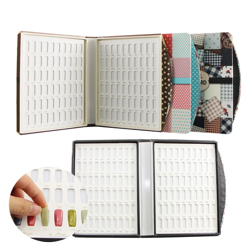 120/160/216 Nail Color Display Book Tips Gel Polish Display Chart Salon Tools with False Tips Showing Shelf For Nail Books
120/160/216 Nail Color Display Book Tips Gel Polish Display Chart Salon Tools with False Tips Showing Shelf For Nail Books