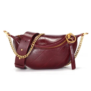 Luufan High Fashion Leather Waist Bag Pretty Girls 100% Genuine Leather Waist Bags For Woman Female Fanny Pack With Iron Chain
Luufan High Fashion Leather Waist Bag Pretty Girls 100% Genuine Leather Waist Bags For Woman Female Fanny Pack With Iron Chain