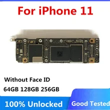 Frete grátis desbloqueado placa-mãe para iphone 8 5.5 polegada placa lógica sem face id para iphone 8 mainboard com chips completos
