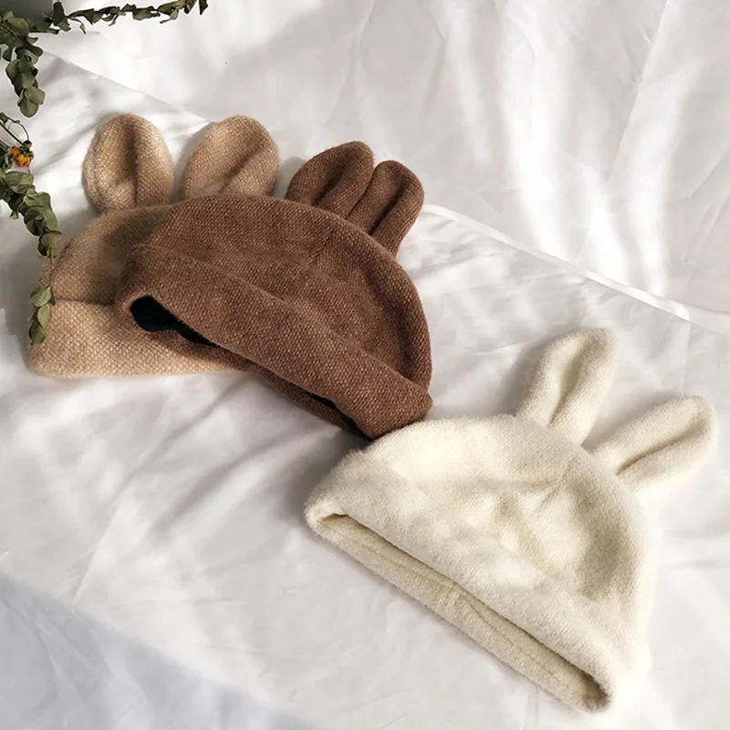 Autumn Winter Warm Knitted Skullies Velvet Beanies Women Cute Draping Rabbit Ears Rabbit Fur Hats for Women Outdoor Wool Caps
Autumn Winter Warm Knitted Skullies Velvet Beanies Women Cute Draping Rabbit Ears Rabbit Fur Hats for Women Outdoor Wool Caps