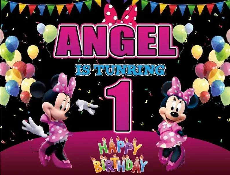 Minnie Mouse Birthday Backdrop Baby Shower Birthday Party Backdrop for Girls Disney Cartoon Background Cake Table Decor Banner
Minnie Mouse Birthday Backdrop Baby Shower Birthday Party Backdrop for Girls Disney Cartoon Background Cake Table Decor Banner