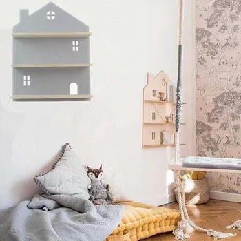 Scandinavia Style Nursery Kids Room Decor Wood House Model Storage Wall Rack Photo Props 52*40cm Pink White Grey Green Yellow
Scandinavia Style Nursery Kids Room Decor Wood House Model Storage Wall Rack Photo Props 52*40cm Pink White Grey Green Yellow