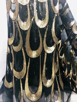New French Net Lace Fabric 2020 Latest african net lace fabric with sequins gold line mesh tulle fabric green gold 3 d flowers
New French Net Lace Fabric 2020 Latest african net lace fabric with sequins gold line mesh tulle fabric green gold 3 d flowers