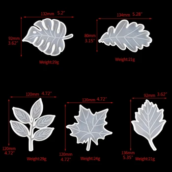 Leaves Coaster Silicone Resin Mold Tropical Maple Leaf Resin Casting Mold for Casting with Resin Concrete DIY Art Crafts
Leaves Coaster Silicone Resin Mold Tropical Maple Leaf Resin Casting Mold for Casting with Resin Concrete DIY Art Crafts