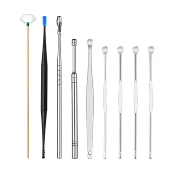 (9-piece set) Rose Gold Stainless Steel Ear Pick Ear Pick Ear Pick Ear Pick Tool Set Spoon Scraper Ear Cleaning Tool
(9-piece set) Rose Gold Stainless Steel Ear Pick Ear Pick Ear Pick Ear Pick Tool Set Spoon Scraper Ear Cleaning Tool