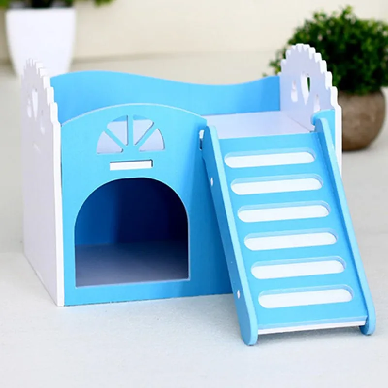 Ecological Wooden Hamster Sleeping House Golden Bear Dutch Pig with Ladder Pink Nest Cute Small Animal Bedroom Supplies Toys
Ecological Wooden Hamster Sleeping House Golden Bear Dutch Pig with Ladder Pink Nest Cute Small Animal Bedroom Supplies Toys