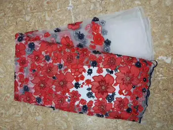 African Lace Fabric 2020 Red High Quality Lace with 3d, Nigerian Lace Fabrics for Dress Latest French Tulle White Lace Fabric
African Lace Fabric 2020 Red High Quality Lace with 3d, Nigerian Lace Fabrics for Dress Latest French Tulle White Lace Fabric