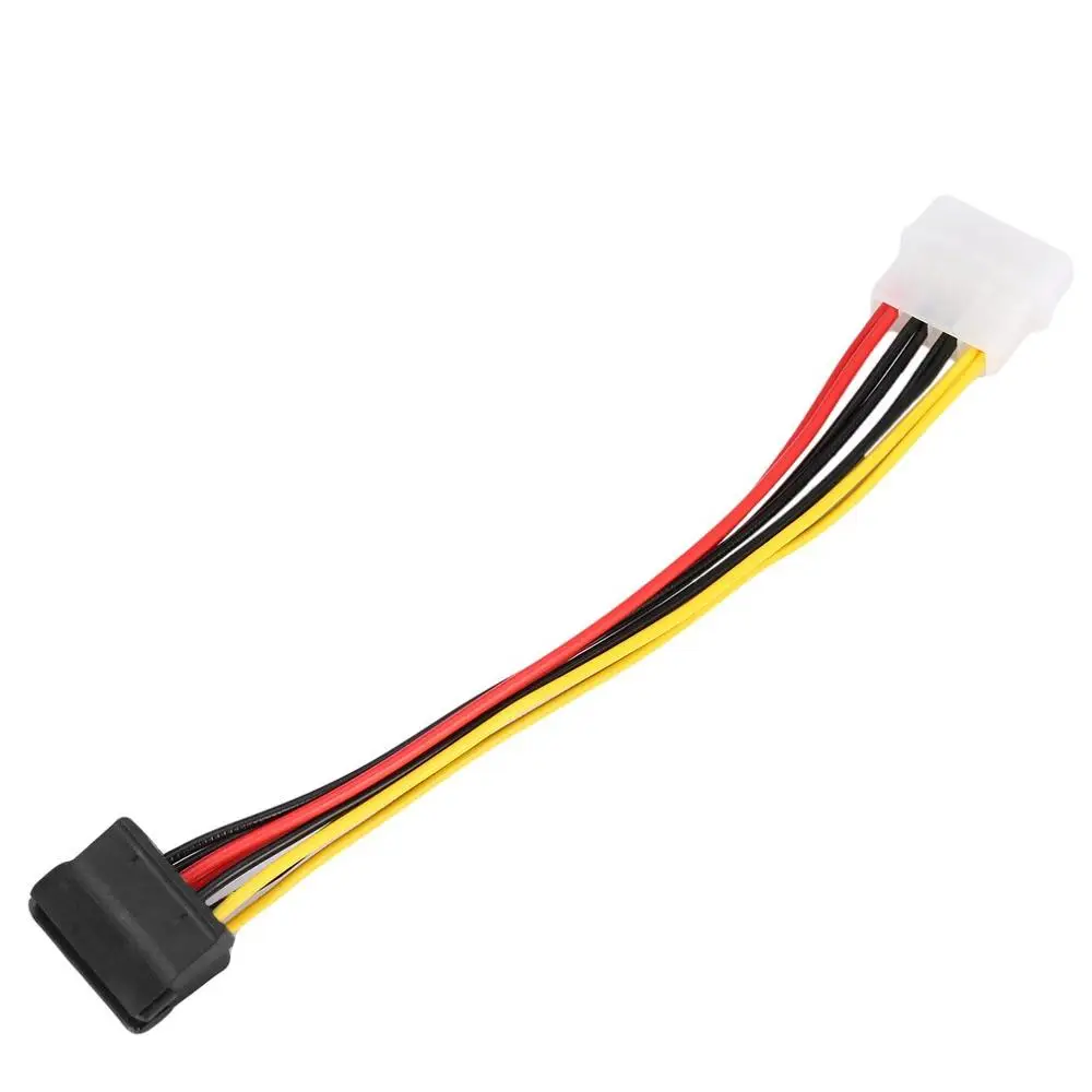 4 Pin IDE Molex to 2 of 15 Pin Serial ATA SATA HDD Power Adapter Cable Lightweight Y Splitter Dual Hard Drive Cable
4 Pin IDE Molex to 2 of 15 Pin Serial ATA SATA HDD Power Adapter Cable Lightweight Y Splitter Dual Hard Drive Cable