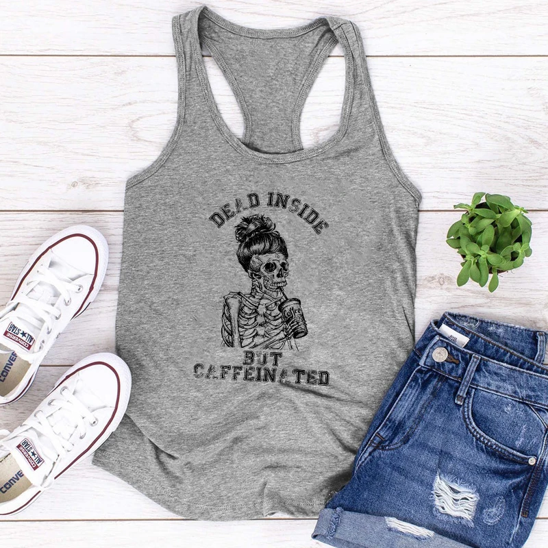 Майки Dead Inside But Caffeinated, забавные женские кофейные топы для занятий спортом
Майки Dead Inside But Caffeinated, забавные женские кофейные топы для занятий спортом
