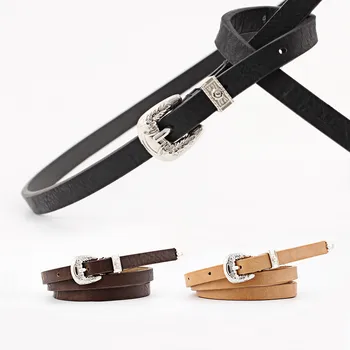 2019 Stylish Women Retro Caving Pin Buckle Belts High Quality Luxury Thin Leather Waist Belt Designer Belts for Jeans Dress Tops
2019 Stylish Women Retro Caving Pin Buckle Belts High Quality Luxury Thin Leather Waist Belt Designer Belts for Jeans Dress Tops