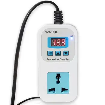 WT-1000 Smart Digital Refrigerator Thermostat Switch Controller Socket Outlet Heating or Cooling Control Direct Output Power
WT-1000 Smart Digital Refrigerator Thermostat Switch Controller Socket Outlet Heating or Cooling Control Direct Output Power