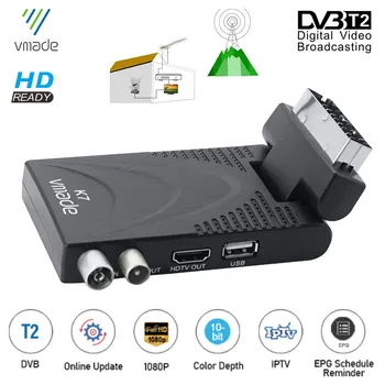 Fully HD 1080P DVB-T2 K7 TV Tuner Digital Terrestrial Receiver H.265/HEVC Decoder Support Youtube Meecast IPTV Set Top Box
Fully HD 1080P DVB-T2 K7 TV Tuner Digital Terrestrial Receiver H.265/HEVC Decoder Support Youtube Meecast IPTV Set Top Box