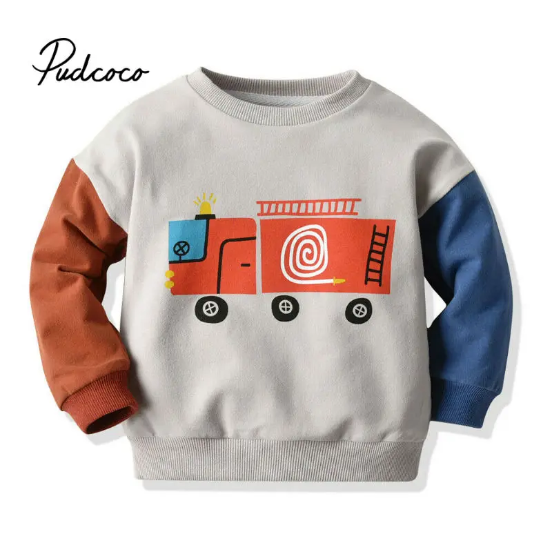 Autumn Winter Toddler Baby Tops Infant Boys Girls Sweatshirt Pullover Warm Cotton Hoodies Clothes Tees Little Kids Child Shirts |