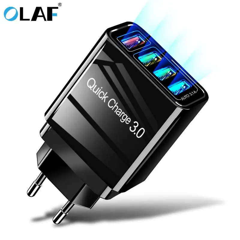 Фото Зарядное устройство OLAF USB 3 0 с 4 портами адаптер для быстрой - купить