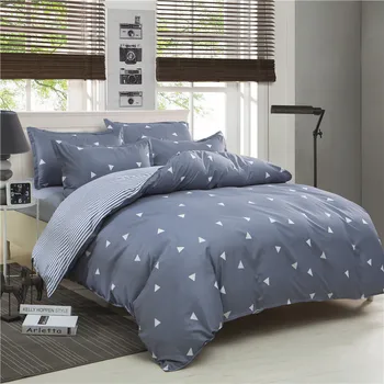 Triangle Printed Soft Comfortable Quilt Cover Bedspread Pillow Cover4Pcs Set Bedding Set Home Textile Products
Triangle Printed Soft Comfortable Quilt Cover Bedspread Pillow Cover4Pcs Set Bedding Set Home Textile Products