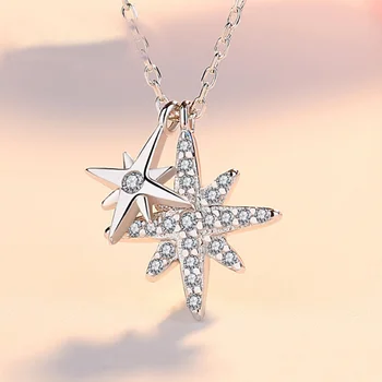 S925 Sterling Silver Rice Word Necklace Lady Full Zircon Star Tassel Lady Clavicular Chain Style Accessories
S925 Sterling Silver Rice Word Necklace Lady Full Zircon Star Tassel Lady Clavicular Chain Style Accessories