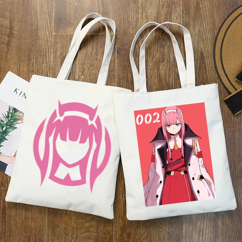 Darling In The Franxx Zero TWO Hentai Japan Anime Graphic Cartoon Print Shopping Bags Girls Fashion Casual Pacakge Hand Bag
Darling In The Franxx Zero TWO Hentai Japan Anime Graphic Cartoon Print Shopping Bags Girls Fashion Casual Pacakge Hand Bag