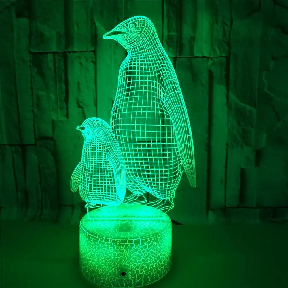 VCity Penguin 3D Touch Or Remote Night Light Creative 7 Colors Changing Lamp Holiday Indoor Lighting Birthday Gift For Children
VCity Penguin 3D Touch Or Remote Night Light Creative 7 Colors Changing Lamp Holiday Indoor Lighting Birthday Gift For Children