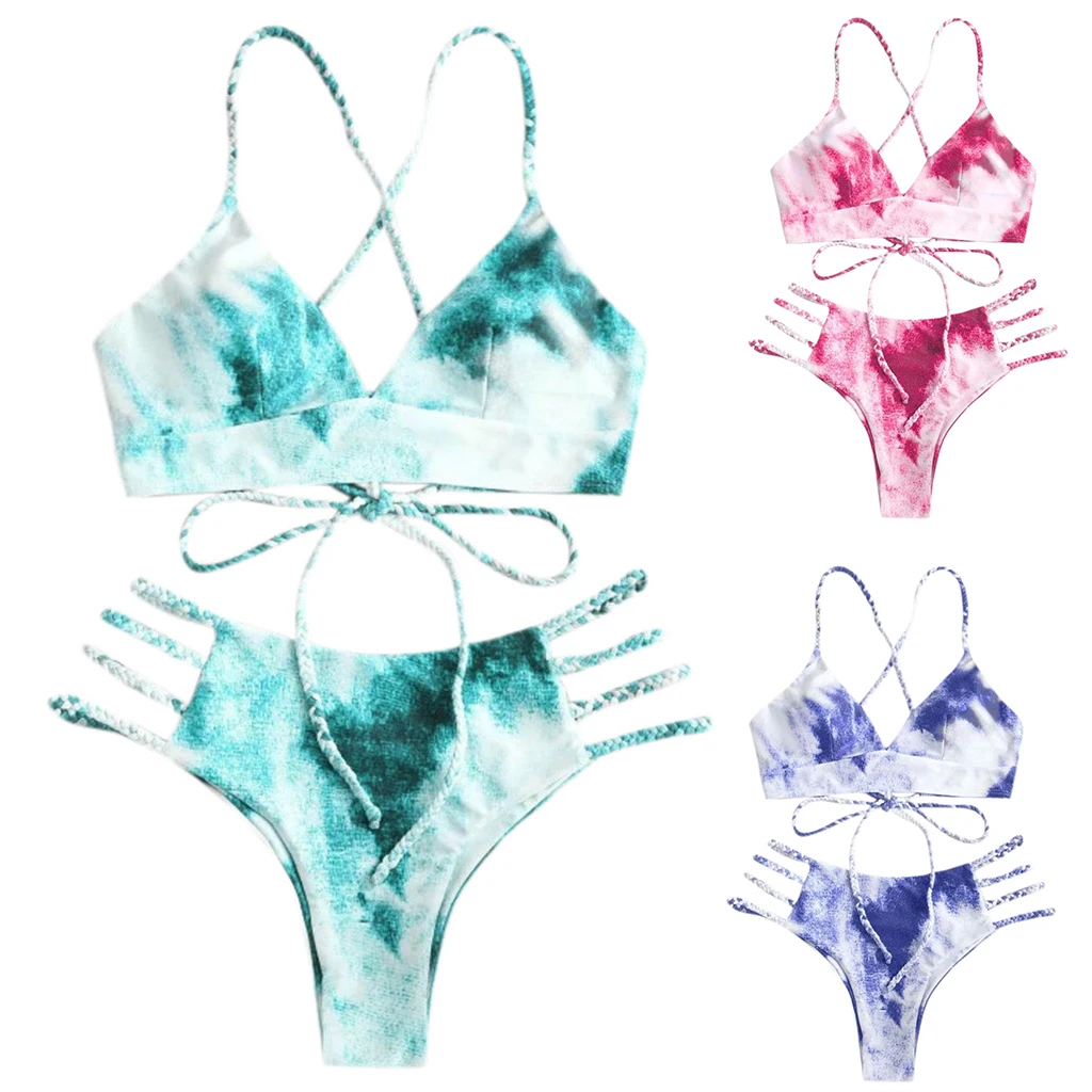 AA Women Bathing Suit Cross Weaving Strap Bra with Chest Pad Tight Thong Set Swimsuits Two-piece Bikini Set Maio Feminino Praia
AA Women Bathing Suit Cross Weaving Strap Bra with Chest Pad Tight Thong Set Swimsuits Two-piece Bikini Set Maio Feminino Praia
